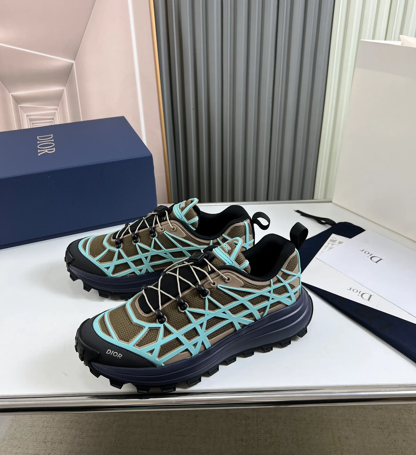 Men's men's shoes 💰640💰 Dior. The latest hot sale 🔥Official website 1:1 replica ⬆️Imported mesh technology, comfortable mesh lining 38-45 (45 customized, non-returnable)